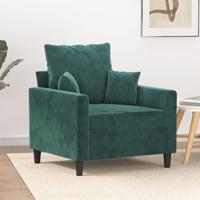 Fauteuil 60 cm fluweel donkergroen - thumbnail