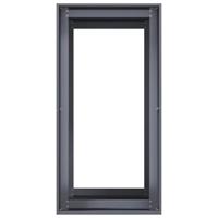 Plantenbak 40x80x80 cm staal antracietkleurig - thumbnail