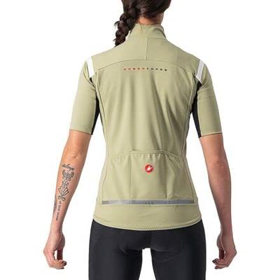 Castelli Gabba RoS 2 fietsjack korte mouw groen dames M