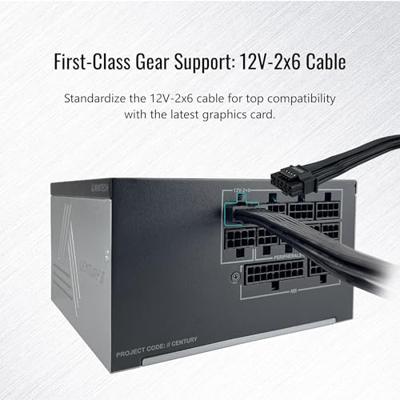 MONTECH Century II 80 PLUS Gold PC-netvoeding 850 W ATX 80 Plus Gold