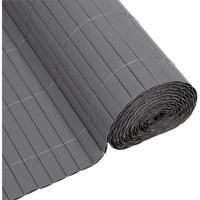 Dubbelzijdig PVC rietgaas - NATURE - 1 x 3 m - 1600 g/m² - Verduisterend 4/5 - Anti-UV - Lichtgrijs - thumbnail