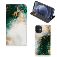 Standcase voor iPhone 12 Mini Marmer Groen - thumbnail