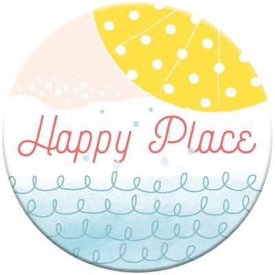 Moses magneet Happy Place 5,5 cm rond Moses magneet Happy Place 5,5 cm rond