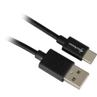 Sharkoon usb-a 2.0 - usb-c kabel (zwart, 1,5 meter) - thumbnail