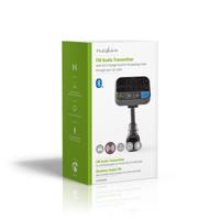 FM-Audiotransmitter voor Auto | Zwanenhals | Handsfree bellen | 1.5 " | LED-Scherm | Bluetooth® | 5.0 V DC / 1.0 A / 5.0 V DC / 2.4 A | Bass boost | Google Assistant / Siri | Zwart - thumbnail