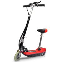 VidaXL Step elektrisch met zitje 120 w rood - thumbnail