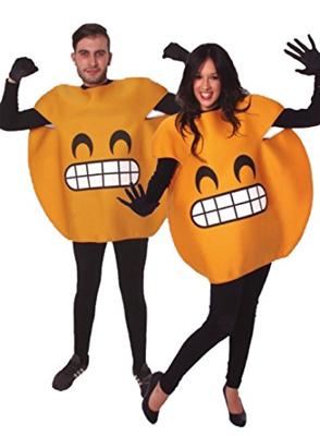 Lachende Emoticon kostuum