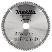 Makita Afkortzaagblad voor Multimaterial | Standaard | Ø 216mm Asgat 30mm 80T - D-65626 - thumbnail