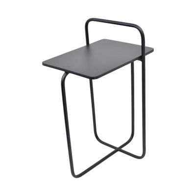 Urban Interiors Bijzettafel 'Easy' Met Tijdschriftenrek, 28 x 37cm, kleur Mat Zwart