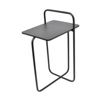 Urban Interiors Bijzettafel 'Easy' Met Tijdschriftenrek, 28 x 37cm, kleur Mat Zwart - thumbnail