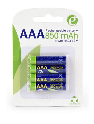 Oplaadbare AAA batterijen 4 stuks 850mAh