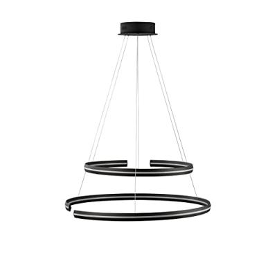 Lyora Zwarte hanglampTorrente rond - 9392012