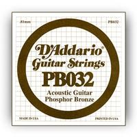 D&apos;Addario PB032 losse snaar voor akoestische westerngitaar - thumbnail