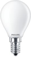 Philips LED 77771500 LED-lamp Energielabel F (A - G) E14 Kogel 4.3 W = 40 W Warmwit (Ø x h) 4.5 cm x 8.2 cm 2 stuk(s) - thumbnail