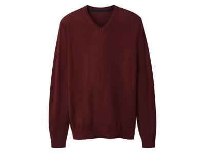 esmara Men Heren trui met merinowol (Bordeaux, XL) esmara Men Heren trui met merinowol (Bordeaux, XL)