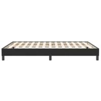 Bedframe zonder matras 140x210 cm fluweel zwart - thumbnail