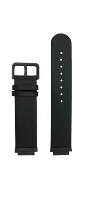 Horlogeband Rado 01.763.0071.3.110 / R070906410 / R27071105 Leder Zwart
