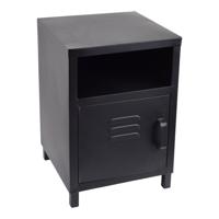 Urban Interiors Nachtkastje 'Mira' 35 x 35cm, kleur Zwart - thumbnail