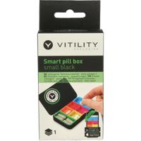 Vitility Slimme pillendoos klein zwart - thumbnail