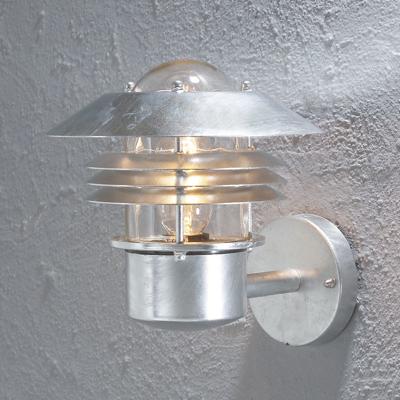 KonstSmide Landelijke wandlampModena Up 21cm zinkgrijs - 7302-320