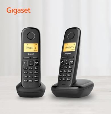 TELEFONO GIGASET A270 DUO NEGRO