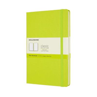 Notitieboek moleskine large 130x210 blc hc lem gn