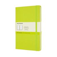 Notitieboek moleskine large 130x210 blc hc lem gn - thumbnail