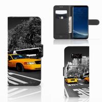 Samsung Galaxy S8 | Flip Cover | New York Taxi - thumbnail