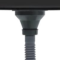 VidaXL Gootsteen handgemaakt roestvrij staal zwart - thumbnail