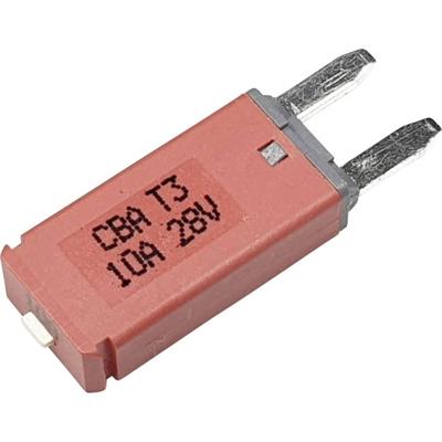 Hansor Circuit Breaker Mini, type 3. Manual Reset, 10A CBA3 Series 10A Zekeringautomaat standaard vlakzekering 10 A Rood 1 stuk(s) Hansor Circuit Breaker Mini, type 3. Manual Reset, 10A CBA3 Series 10A Zekeringautomaat standaard vlakzekering 10 A Rood 1 stuk(s)