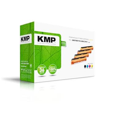KMP Toner vervangt Brother TN-243BK, TN-243C, TN-243M, TN-243Y, Mulitipack TN-243BKCMY Compatibel Combipack Zwart, Cyaan, Magenta, Geel 1000 bladzijden B-T09M