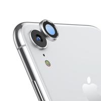 Titanium legering metalen camera lens beschermer gehard glas film voor iPhone XR (zilver) - thumbnail