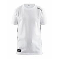 Craft 1907390 Community Mix Ss Tee JR - White - 158/164 - thumbnail