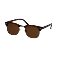 Spectrum zonnebril club vierkant havana goud bruin unisex - thumbnail