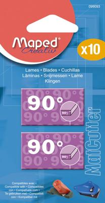 Maped vervangmesjes voor MatCutter 90°, blister van 10 stuks