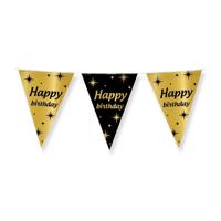Classy Party flags foil Happy Birthday - thumbnail