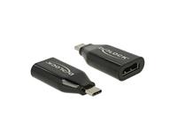 DeLOCK usb-c male > hdmi female 4k 60 hz adapter (zwart) - thumbnail