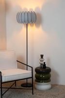 Lucide SPENCER - Vloerlamp - Ø 40 cm - 1xE27 - Grijs - thumbnail