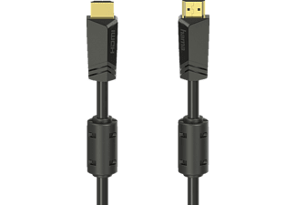 Hama High speed HDMI-kabel, connector - connector, 4K, ethernet, verguld 10,0 m HDMI kabel