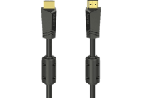 Hama High speed HDMI-kabel, connector - connector, 4K, ethernet, verguld 10,0 m HDMI kabel - thumbnail