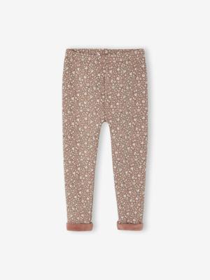 Meisjeslegging met fleecevoering rozenhout