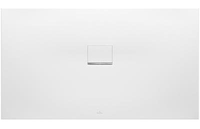 Villeroy & Boch Squaro Infinity kunststof douchebak - quaryl rechthoekig 140x90x4cm - mat wit udq1490sqi2v-rw