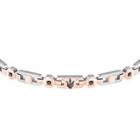Maserati Roestvrij staal 21,5 cm Zilverkleurig Heren armband - thumbnail