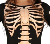 Skeleton Jumpsuit Halloween Dames - thumbnail