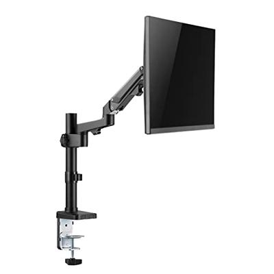 Neomounts ds70-750bl1 desk pole mount, clamp/grommet, 17 - 27 inch