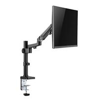 Neomounts ds70-750bl1 desk pole mount, clamp/grommet, 17 - 27 inch - thumbnail