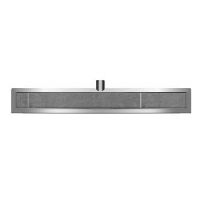 RVS Tegelrooster t.b.v. Wiesbaden Douchegoot 100x7 cm RVS Tegelrooster t.b.v. Wiesbaden Douchegoot 100x7 cm