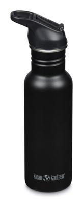 Klean Kanteen Classic 800ml/27oz + Flip/Sportdop Drinkfles Black 800ml