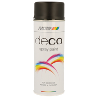 MOTIP Deco Lak | Mat | RAL 9005 | 400ml - 01601 - thumbnail