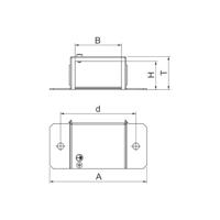 OBO Bettermann 7216612 Eindstuk (b x h) 174 mm x 75 mm 1 stuk(s) - thumbnail